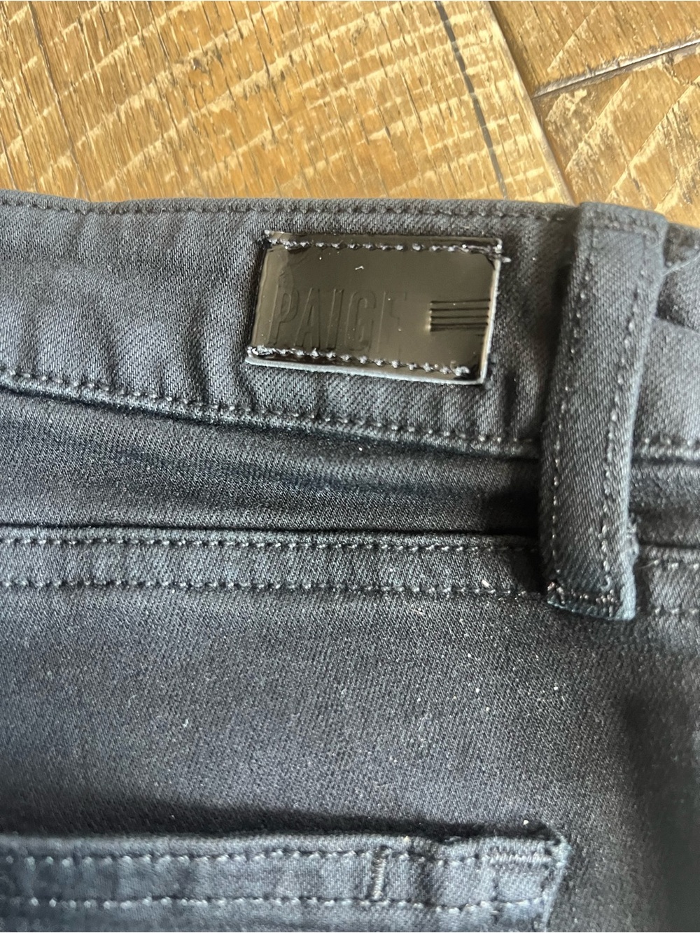 PAIGE Women's Black High-Rise Skinny Jeans - Picture 7 of 7